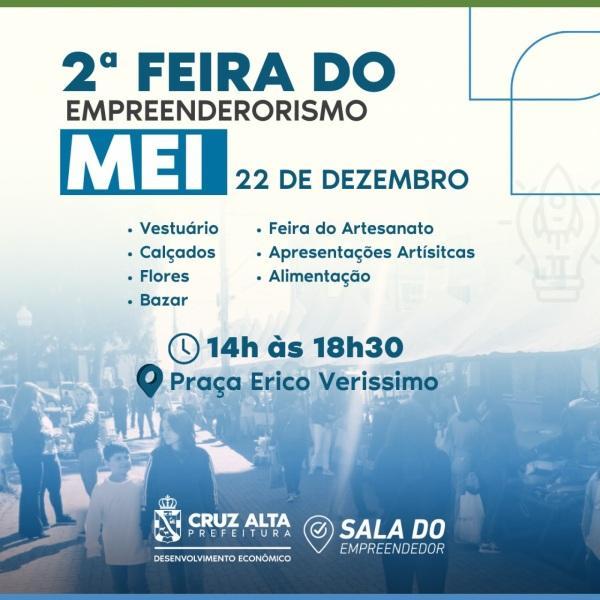 2ª edição da Feira do Empreendedorismo MEIs acontece nesta sexta-feira