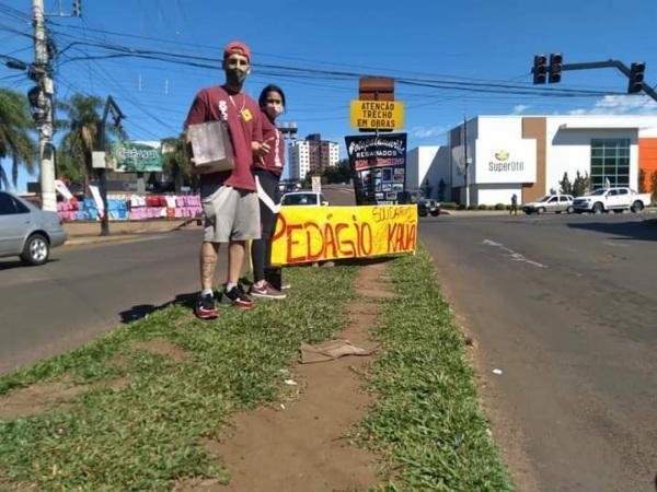 Pedágio Solidário em prol ao jovem Kauã é realizado neste sábado