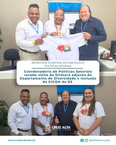 Governo do Estado discute políticas para a população LGBTQIA+ em Cruz Alta