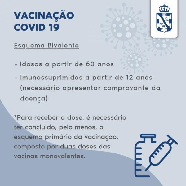 Vacina bivalente é liberada para idosos com mais de 60 anos e imunossuprimidos