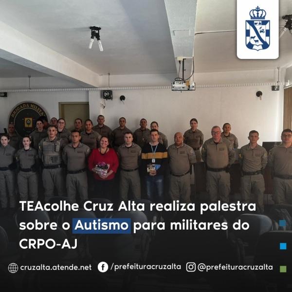 AUTISMO> Mês de conscientização promoveu palestra sobre a TEA para a Brigada
