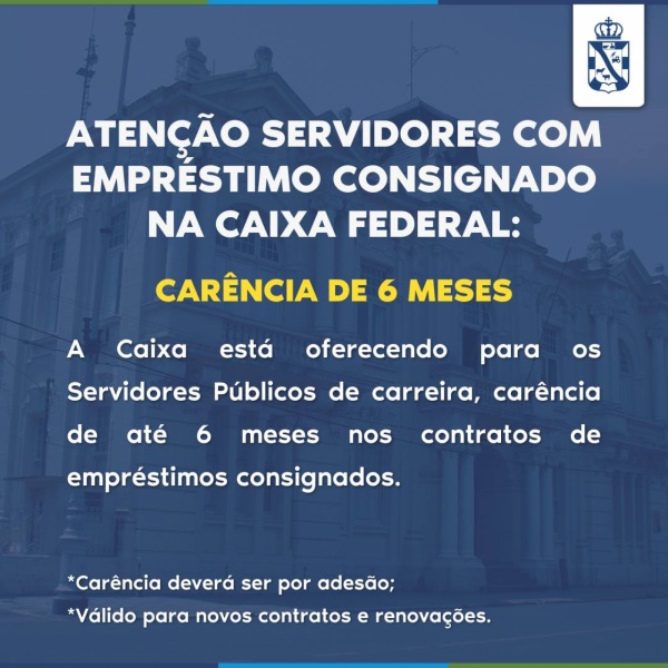 CAIXA> Servidores de Cruz Alta Terão Carência em Empréstimos Consignados