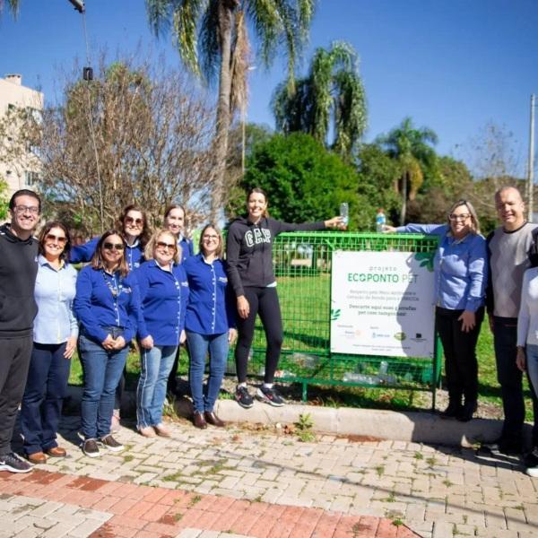 Rotary Club Ana Terra, Prefeitura e Unicca lançam projeto Ecoponto PET