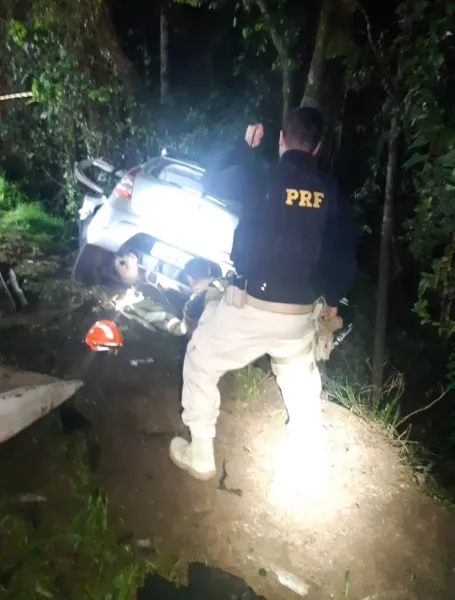 Colisão frontal deixa um morto na BR-285, em Panambi