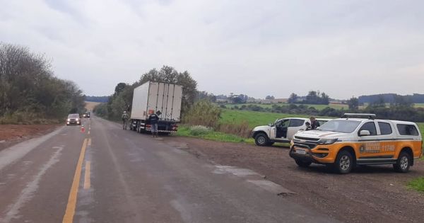 Comando Rodoviário da Brigada Militar apoia fiscalização agropecuária em Jóia