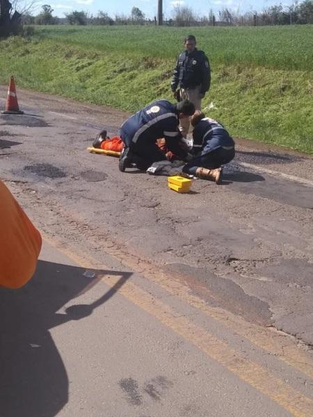 Morre homem que foi atropelado enquanto trabalhava na BR-158 em Cruz Alta