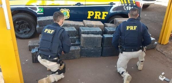 Quase uma tonelada de maconha é apreendida em Palmeiras das Missões