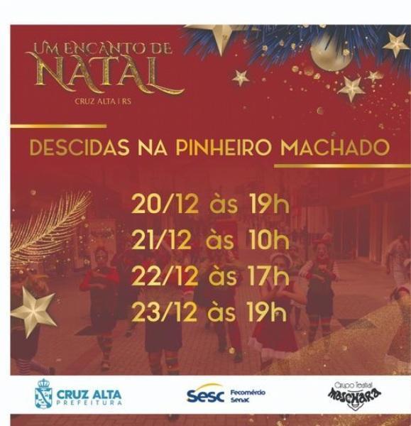 Nesta segunda-feira tem Caravana do Papai Noel