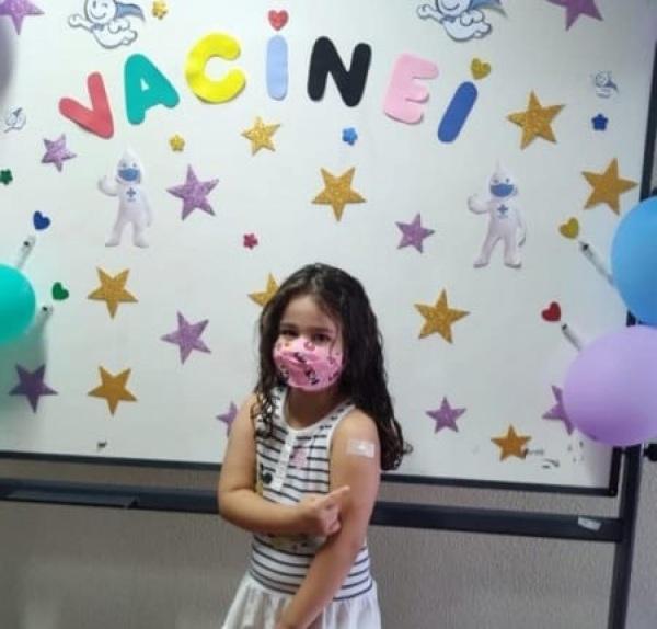 Vacinação infantil contra a Covid-19 segue por agendamento nesta semana