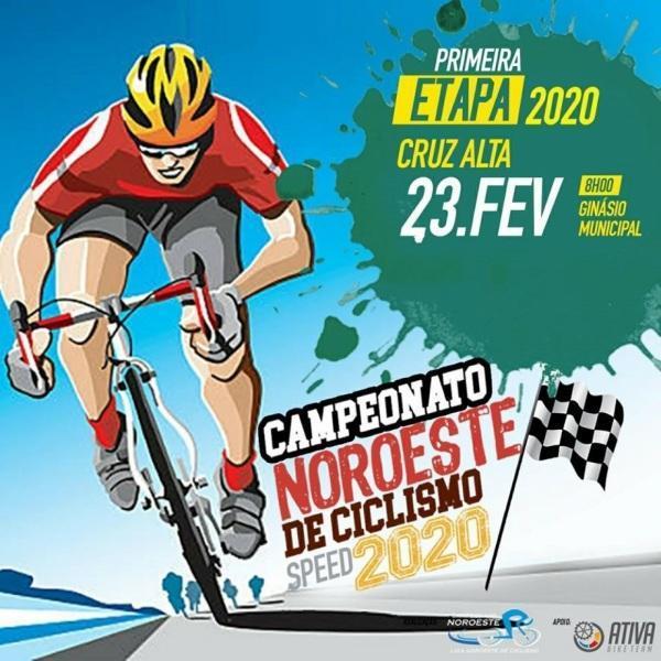 Inicia no domingo, o Campeonato Noroeste de Ciclismo Speed 2020  em Cruz Alta
