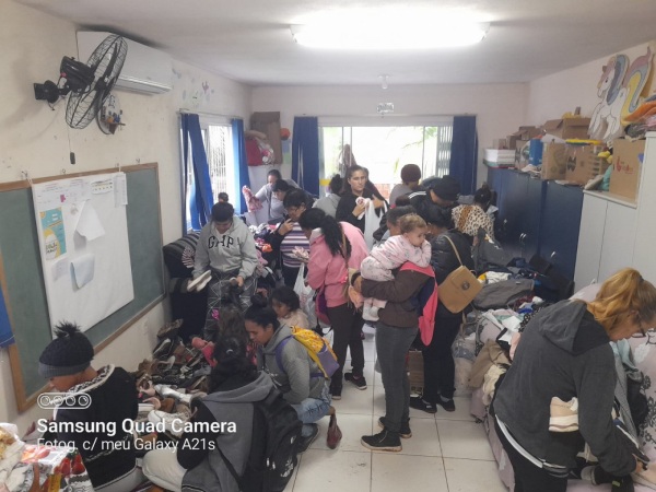 É HOJE!> O Varal Solidário do CRAS Mãe será na ESF Santa Terezinha 