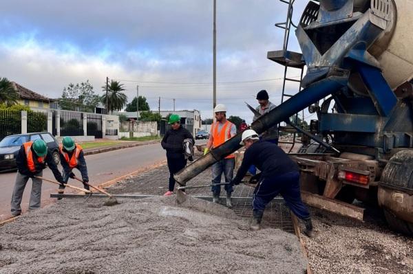 MODERNIZAÇÃO> Avançam obras da Avenida Xavantes em Cruz Alta