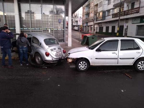 Acidente de trânsito é registrado no Centro de Cruz Alta