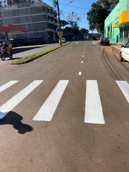 DMT reforça trabalho de manutenção das faixas de segurança