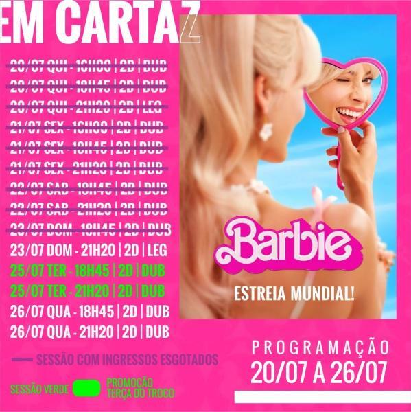 Barbie é a estreia da semana no Cine Globo Cinemas de Cruz Alta