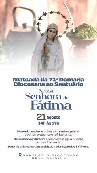 Hoje tem mateada com a Santinha