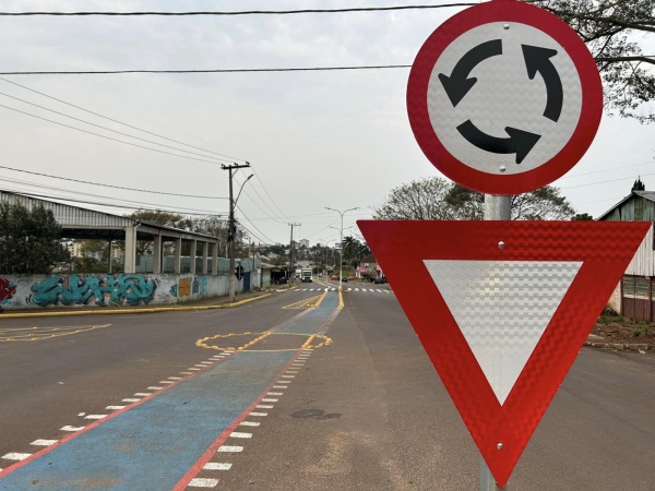 MUDANÇA NO TRÂNSITO>  Xavantes Perde Preferência no Cruzamento com a Dokorn