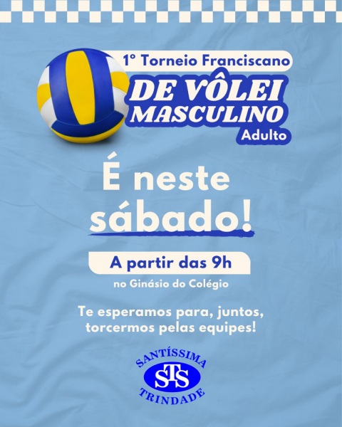 Cruz Alta Sedia 1º Torneio Franciscano de Vôlei Masculino Adulto Neste Sábado