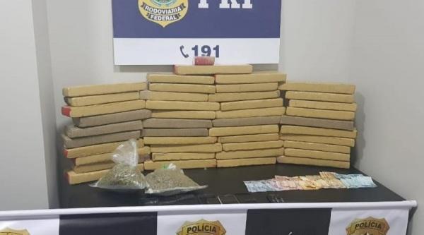 Cinco traficantes são presos com mais de 50 kg de drogas em Santa Maria