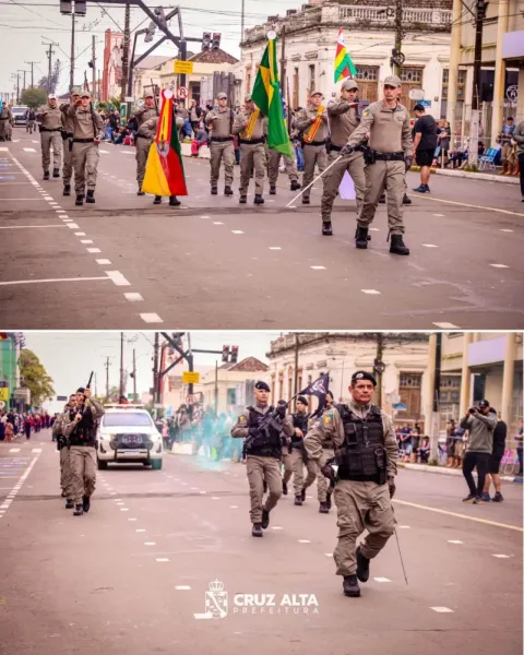 Desfile Farroupilha reúne mais de 500 cavalarianos em Cruz Alta