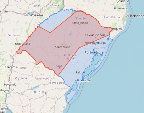 Defesa Civil alerta para possibilidade de chuva forte e rajadas de vento