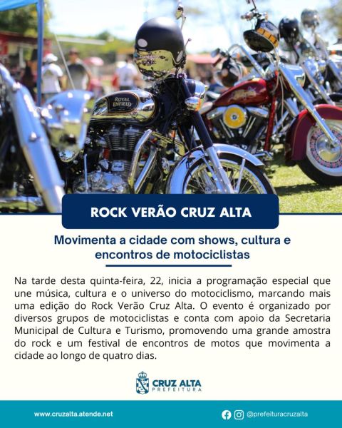COMEÇA HOJE> 1º Rock Verão e 1º Moto Rock no Parque de Exposições