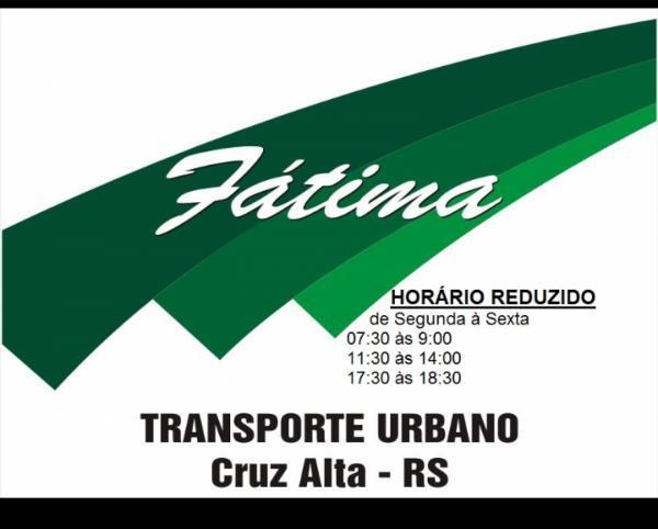 Confira o horário de funcionamento do Transporte Coletivo de Cruz Alta