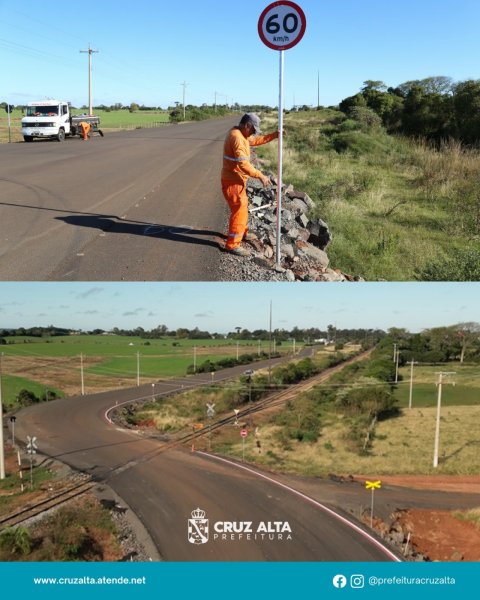 Rodovia Luciano Furian recebe sinalização e pintura e obra se aproxima do fim