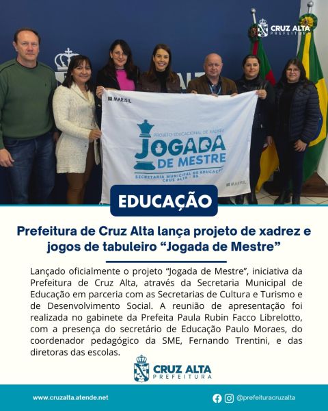 JOGOS DE XADREZ E TABULEIRO> Prefeitura lança o programa Jogada de mestre 