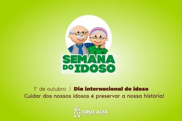 Semana Municipal do Idoso inicia no domingo (25)