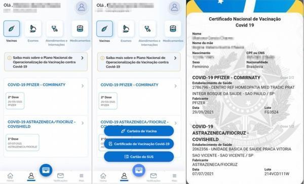 Conecte SUS libera certificado de vacinação para quem tomou mix de  vacianas  