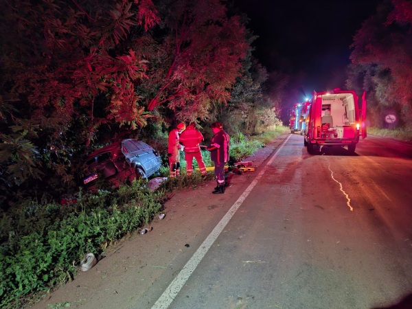 SÁBADO> Jovem morre em acidente de trânsito entre Cruz Alta e Ijuí na ERS-342