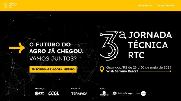 Jornada Técnica da RTC debate futuro do agro com foco em IA, clima e gestão