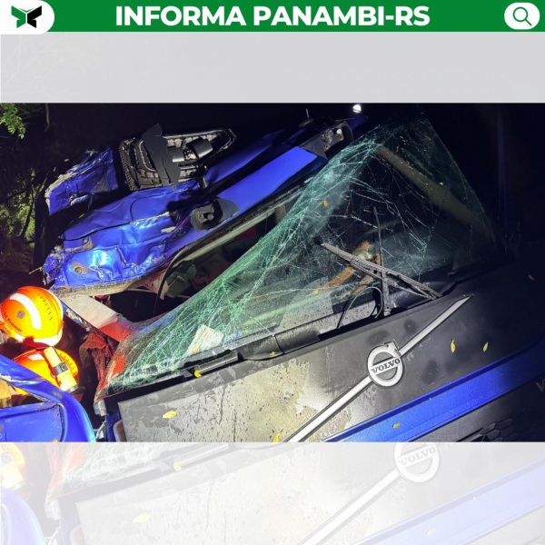 BR 158 PANAMBI> Acidente com caminhão e uma vítima fatal na noite da quinta