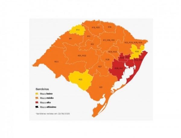 Após reanalise, quatro regiões voltam a bandeira vermelha 