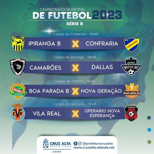 Campeonato Citadino de Futebol de Campo da série A e B tem rodada hoje 