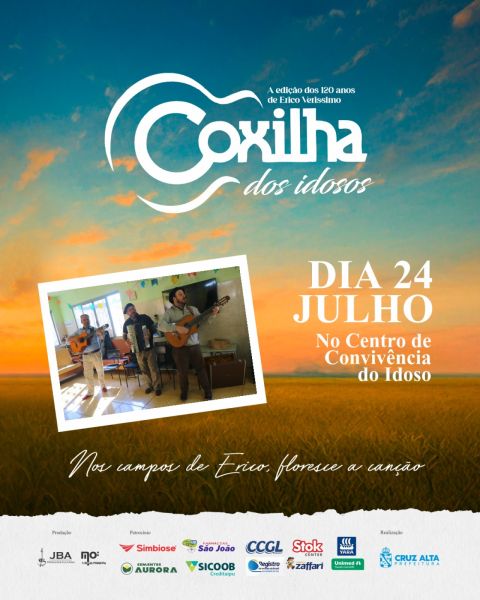 HOJE> Coxilha dos Idosos leva música e tradição ao Centro de Convivência