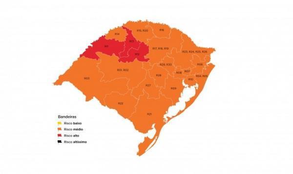 Cruz Alta retorna a bandeira vermelha no distanciamento controlado