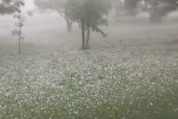 GRANIZO> Capela do Cadeado e Ponte Queimada sofreram estragos nas lavouras