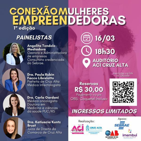 Núcleo ACI Mulher promove 1ª edição do projeto Conexão Mulheres Empreendedoras