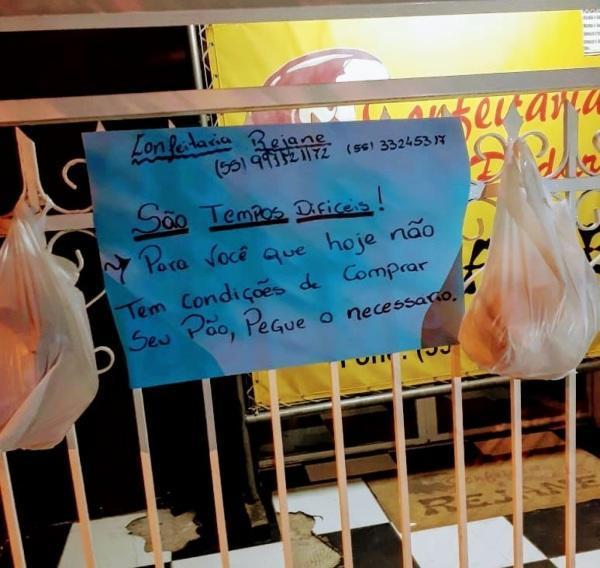 Solidariedade em tempos desanimadores, aquece o coração dos cruz-altenses