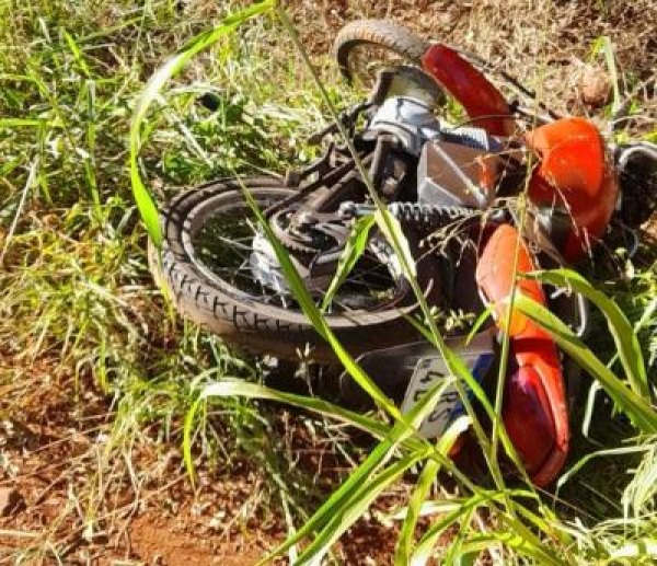TRÂNSITO> Jovem morre em acidente de moto no interior de Santo Cristo