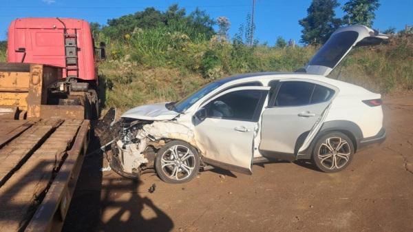 PRF atende acidente com feridos em Salvador das Missões