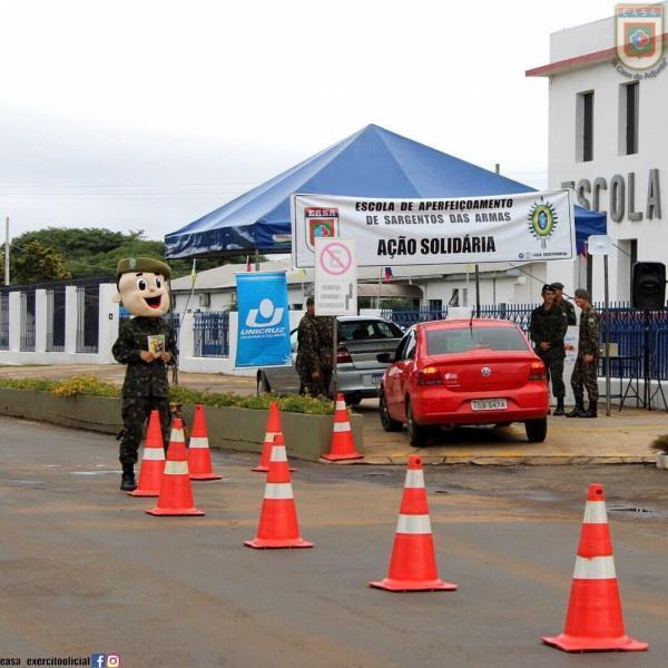 Sábado com o Drive thru Solidário na EASA e Galpão Nativo ao vivo