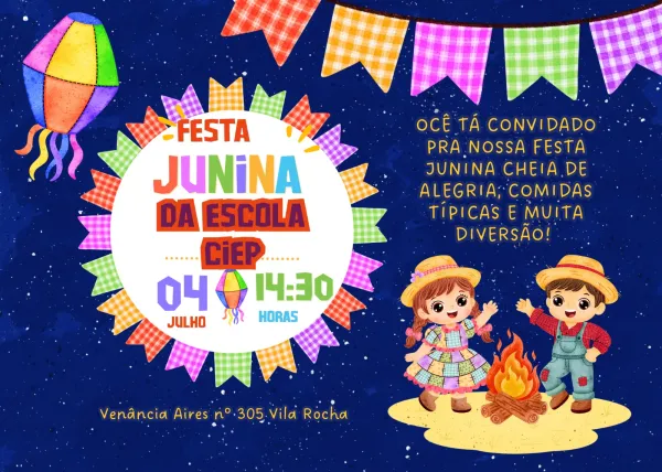 Ciep promove Festa Julina com apresentações e atrações para a comunidade