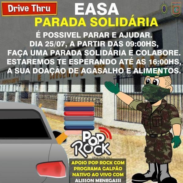 EASA realiza Drive Thru Solidário neste sábado 