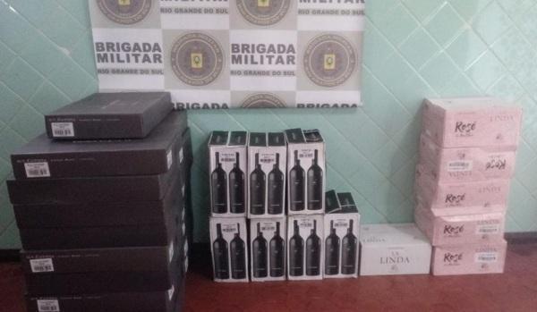 Dois homens são presos por contrabando de bebidas em Três Passos