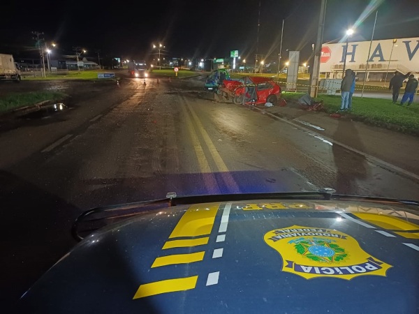 TRÂNSITO> PRF atende acidente com óbito em Ijuí na BR-285