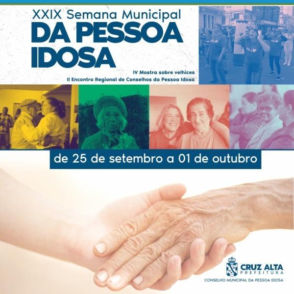 Começa nesta segunda em Cruz Alta a  29ª Semana Municipal do Idoso