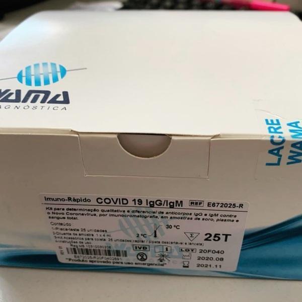Município realiza compra de mais 3 mil testes rápidos da Covid-19